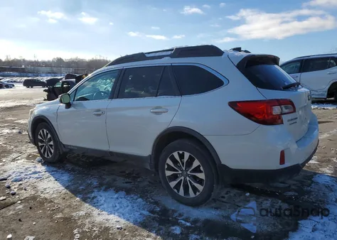 2016 Subaru Outback 2.5I Limited из США, поврежденный, VIN 4S4BSANC4G3310135